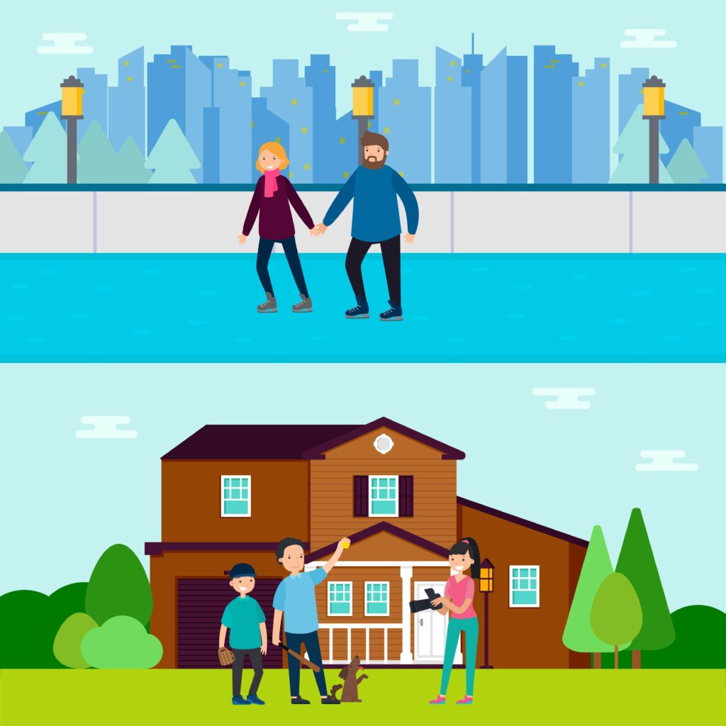 Cities vs Suburbs